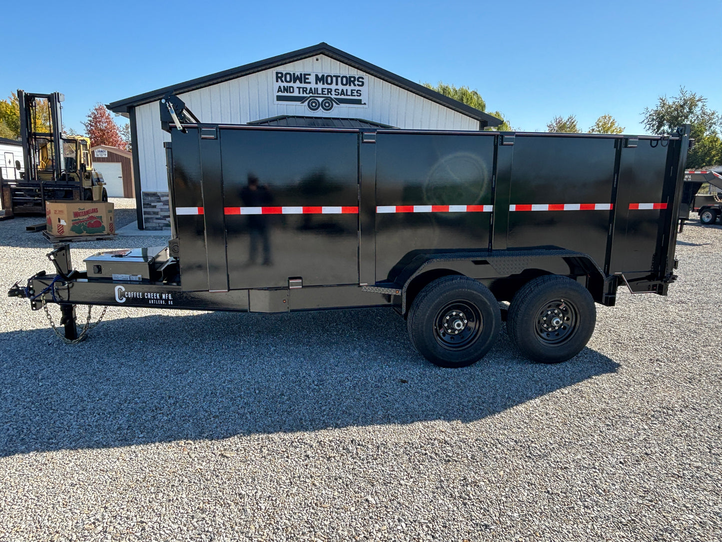 2025 Coffee Creek 14' 14K Dump Trailer with 4' Sides