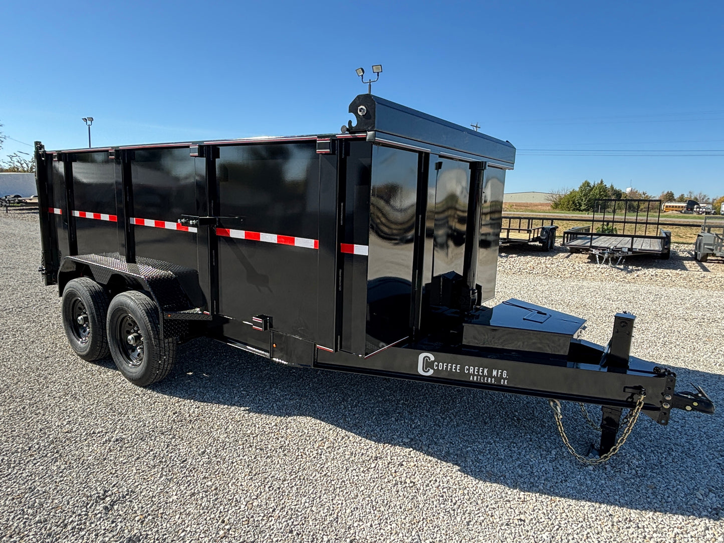 2025 Coffee Creek 14' 14K Dump Trailer with 4' Sides