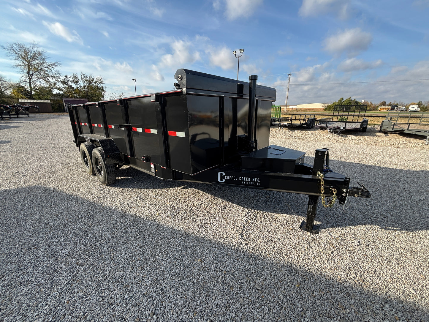 2025 Coffee Creek 16' 14K Dump Trailer with 3' Sides