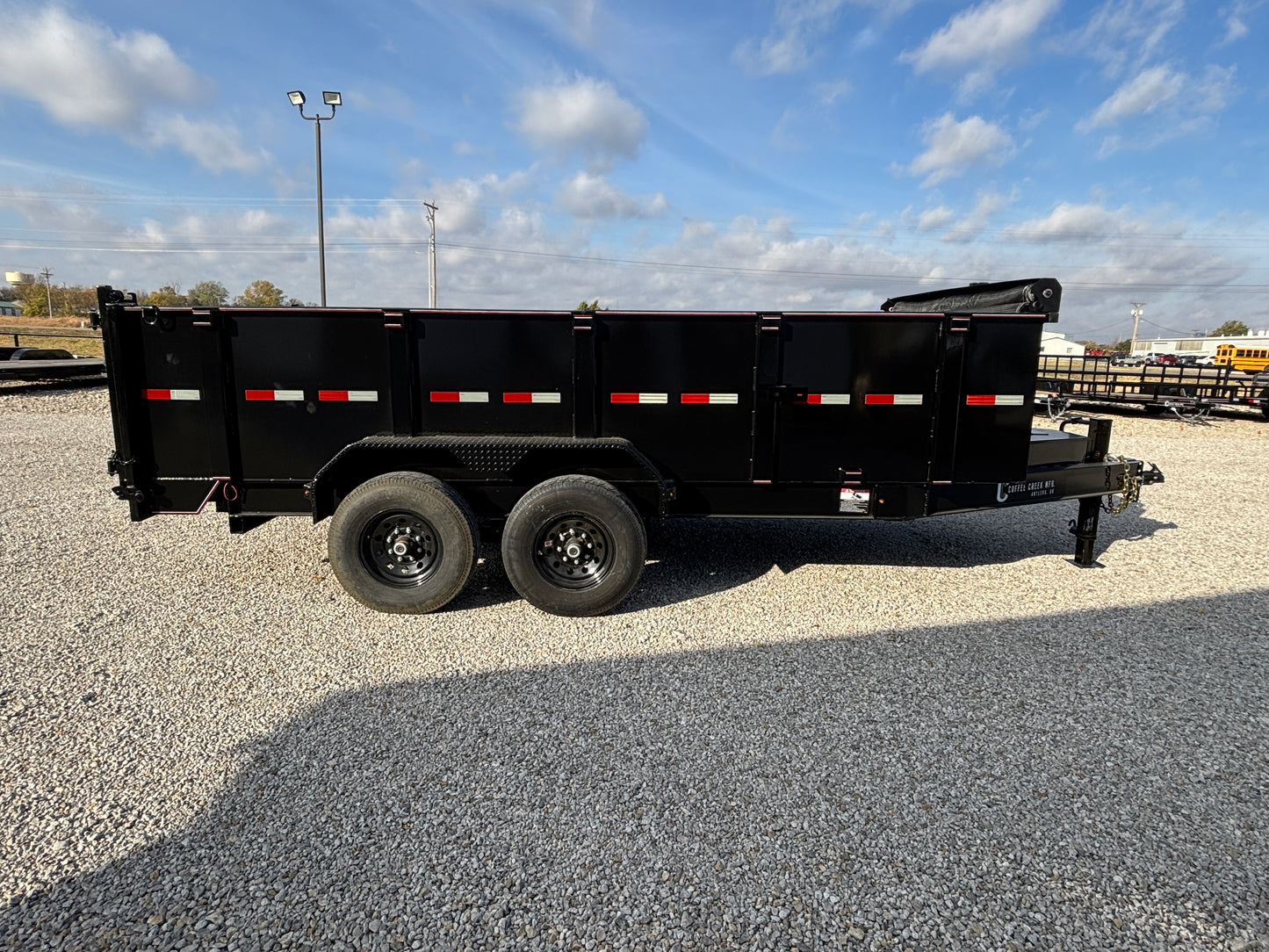 2025 Coffee Creek 16' 14K Dump Trailer with 3' Sides