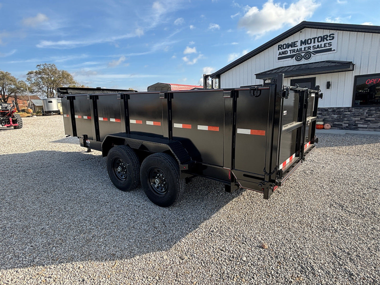 2025 Coffee Creek 16' 14K Dump Trailer with 3' Sides