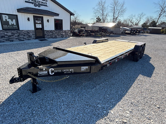 2025 Coffee Creek 22' 14K I-Beam Equipment Trailer