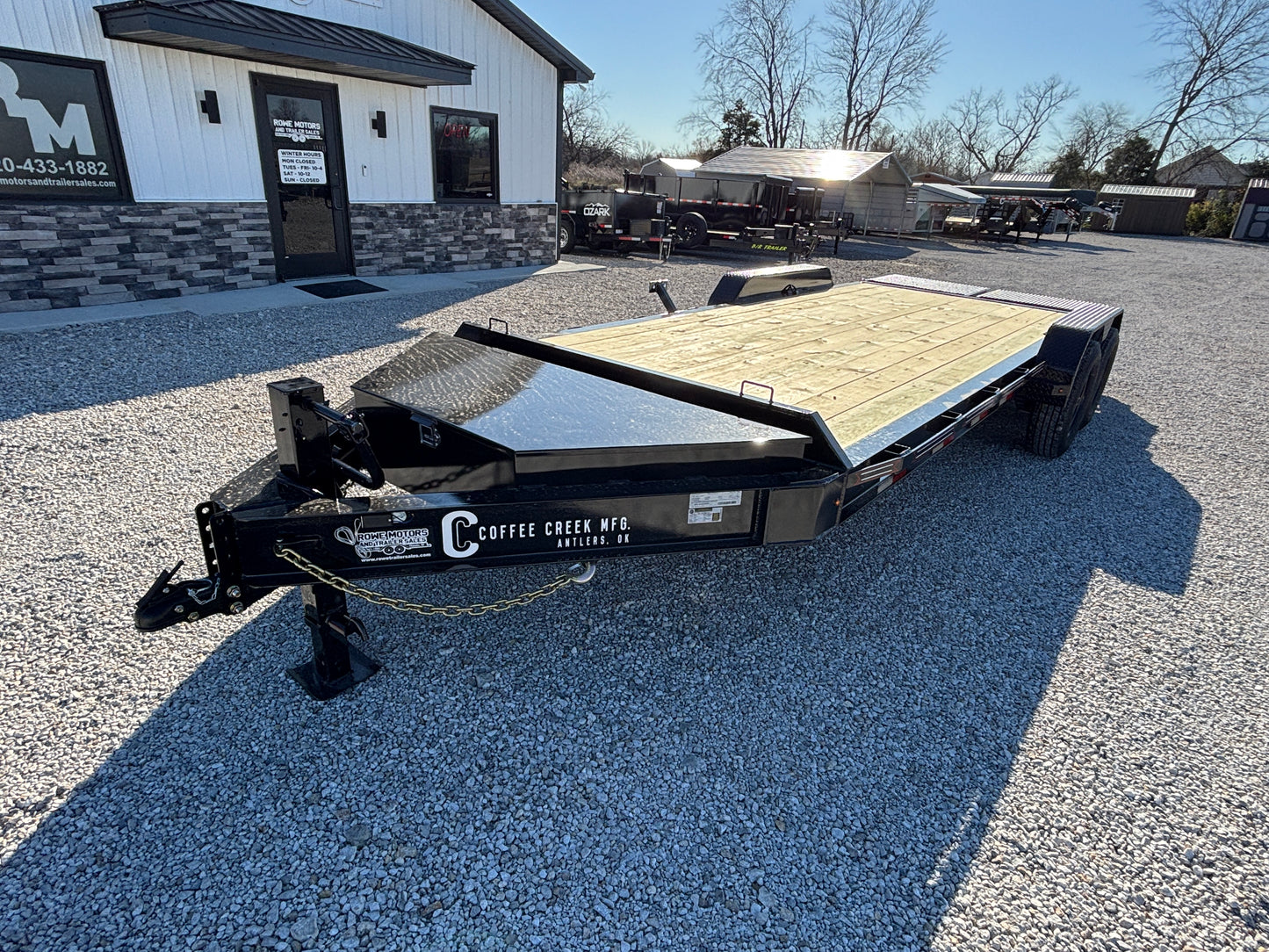 2025 Coffee Creek 20' 14K I-Beam Equipment Trailer