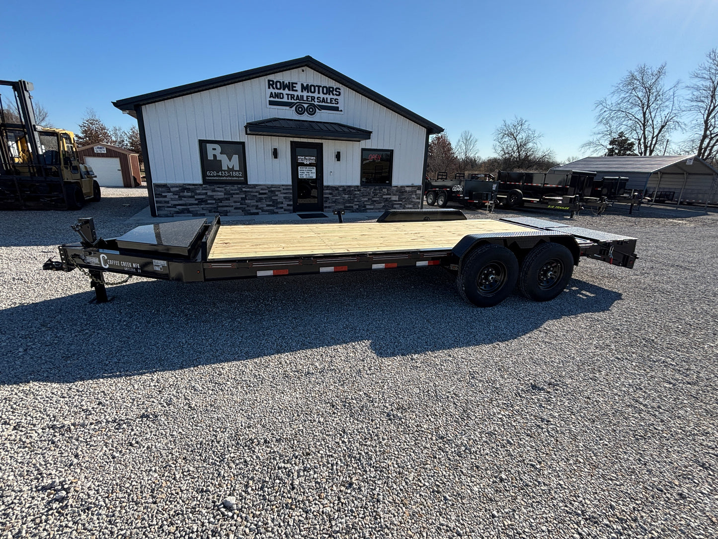 2025 Coffee Creek 20' 14K I-Beam Equipment Trailer