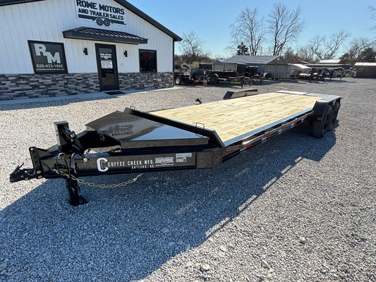 2025 Coffee Creek 24' 16K I-Beam Equipment Trailer