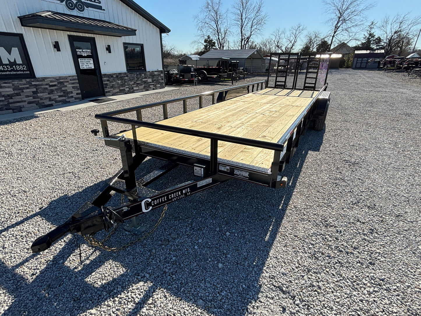 2025 Coffee Creek 83" x 24' 10K Utility Trailer