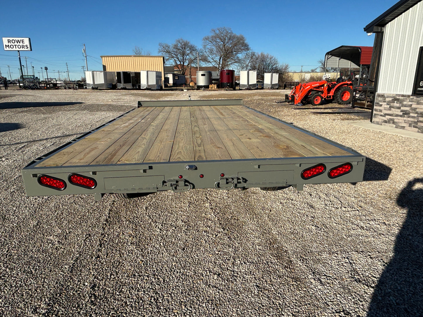 2026 Ozark 102" x 16' 10K Mini Deckover Trailer Gray