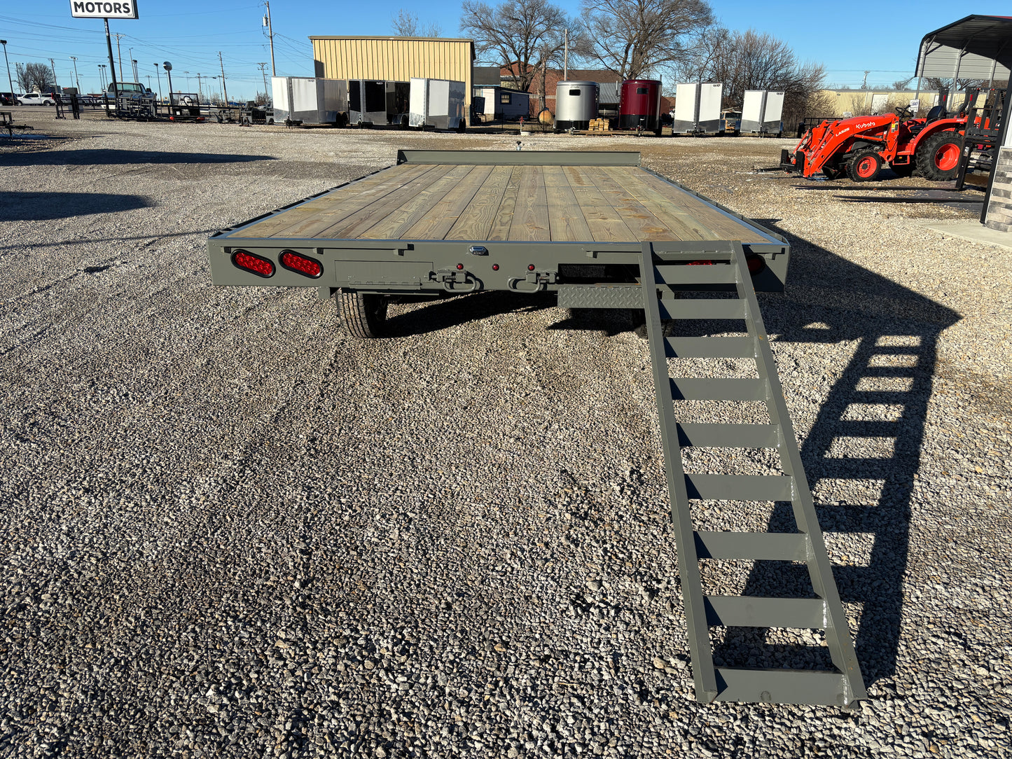 2026 Ozark 102" x 16' 10K Mini Deckover Trailer Gray