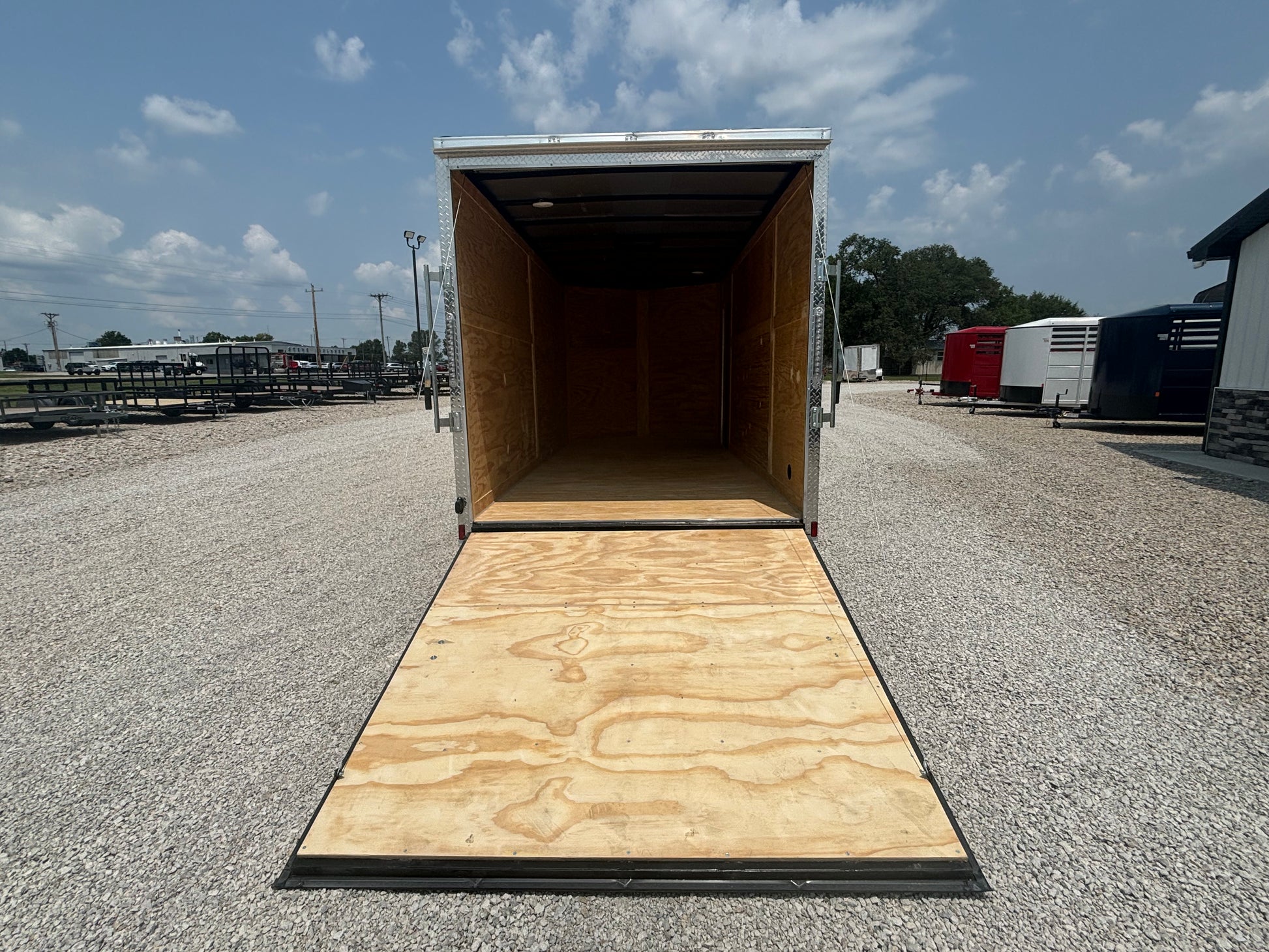 2024 Cynergy Cargo 7x16 TA Enclosed Cargo Trailer Ramp Door