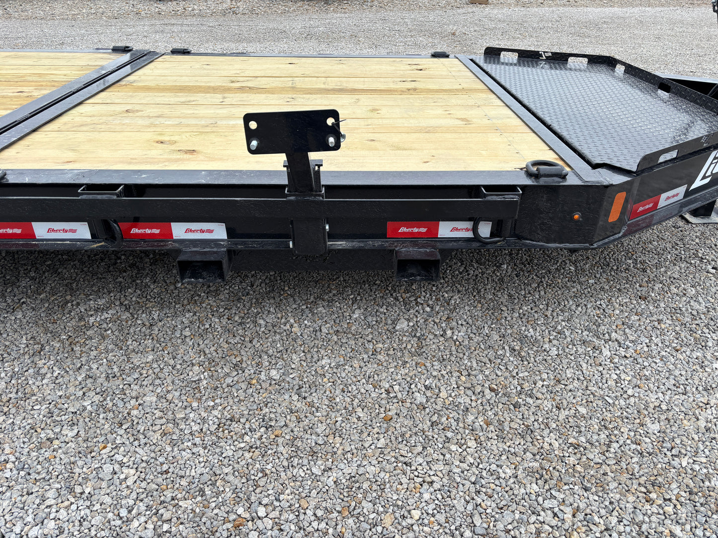 2025 Liberty 22' 15.4K Tilt Trailer Black