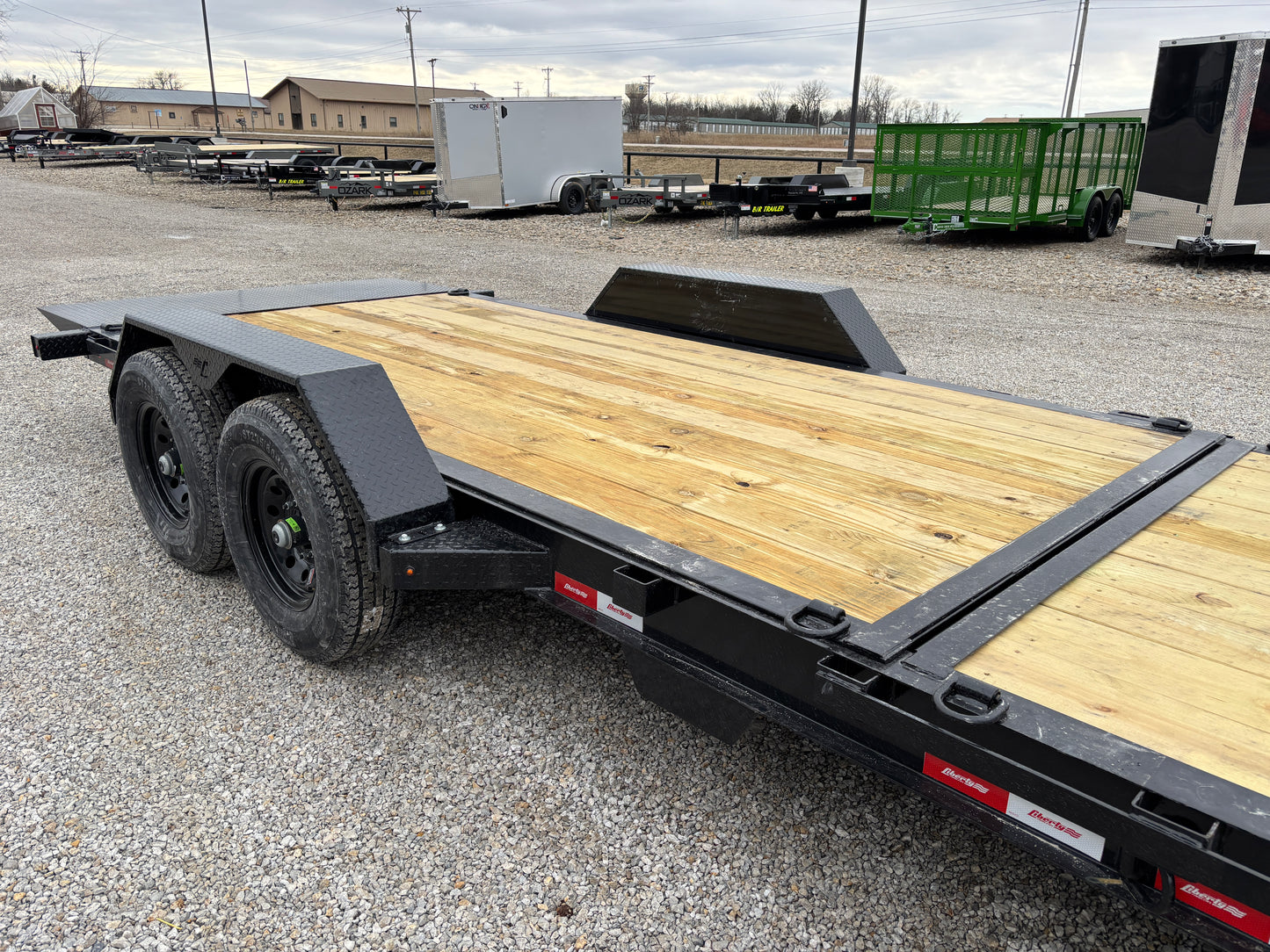 2025 Liberty 22' 15.4K Tilt Trailer Black