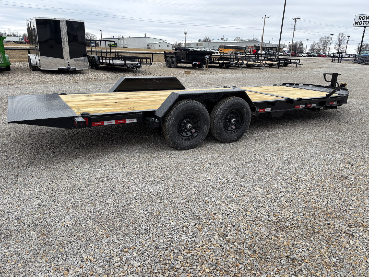 2025 Liberty 22' 15.4K Tilt Trailer Black