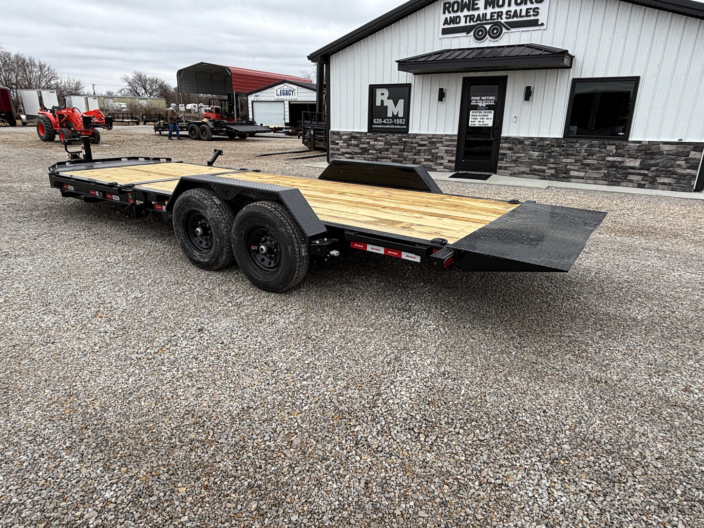 2025 Liberty 22' 15.4K Tilt Trailer Black