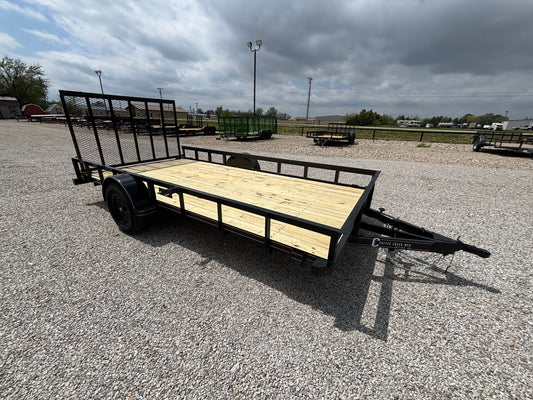 2025 Coffee Creek 83" x 14' Utility Trailer with 4' Gate
