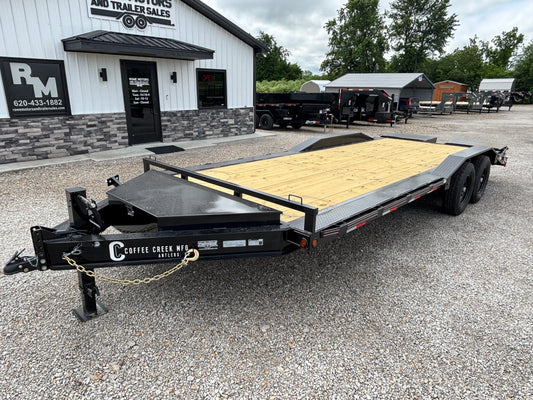 2025 Coffee Creek 102" x 22' 14K I-Beam Equipment Trailer
