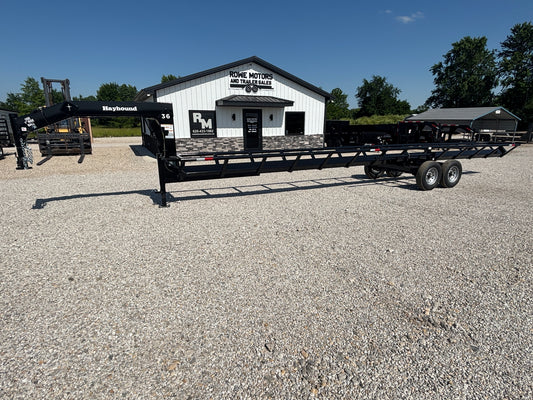 2025 Bulldog 42'Gooseneck Hay Hound Bale Trailer