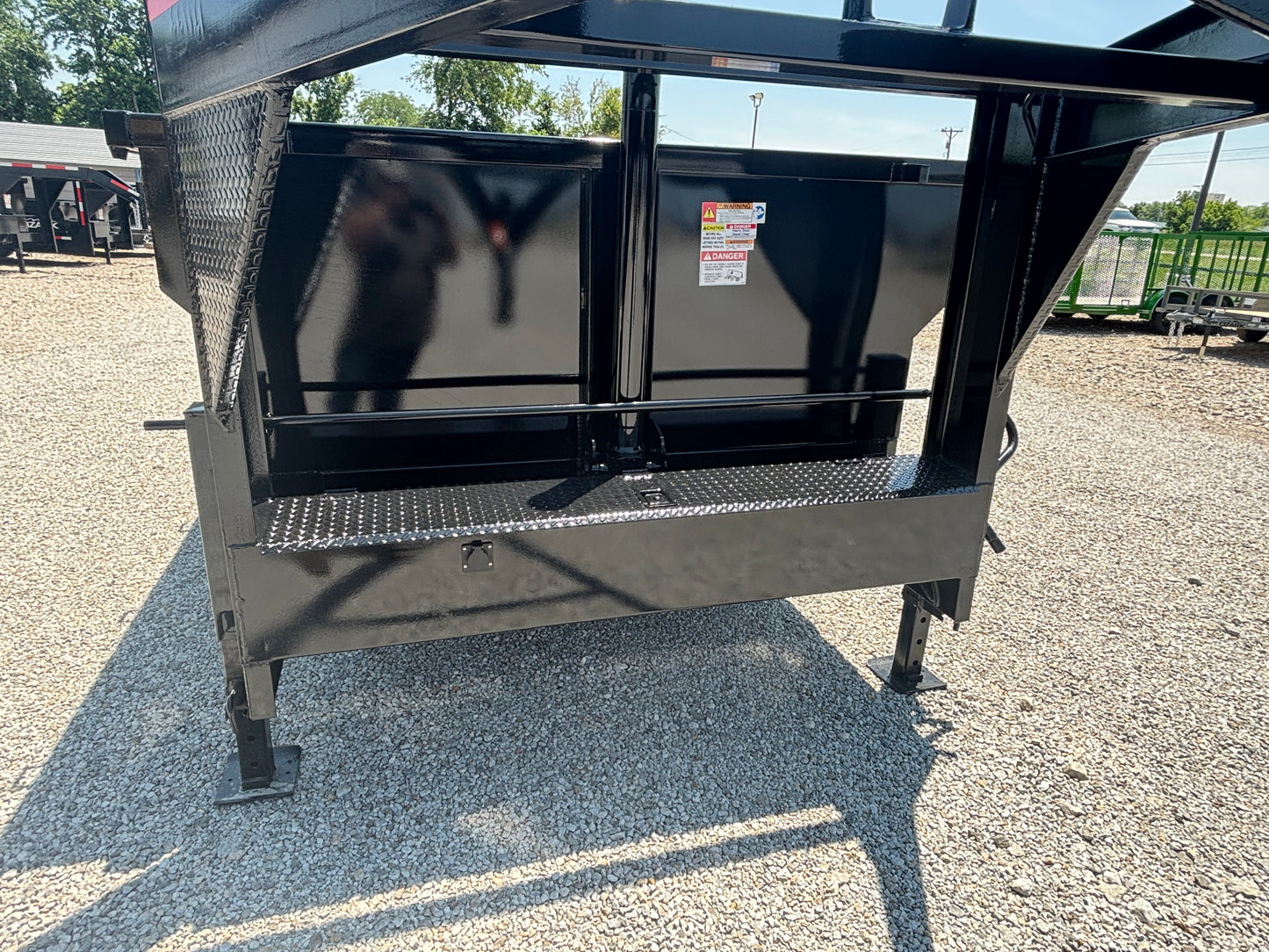 2025 Ozark 16' 20K Gooseneck Dump Trailer with 3' Sides