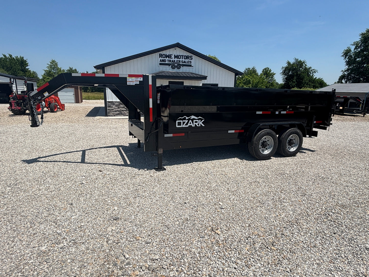 2025 Ozark 16' 20K Gooseneck Dump Trailer with 3' Sides