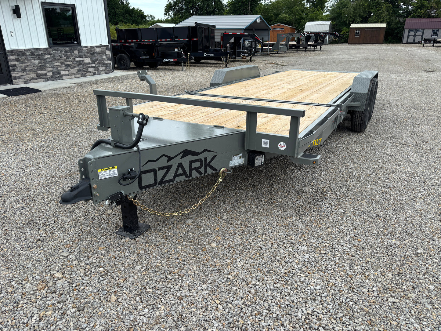 2026 Ozark 22' 14k Tilt Trailer Gray