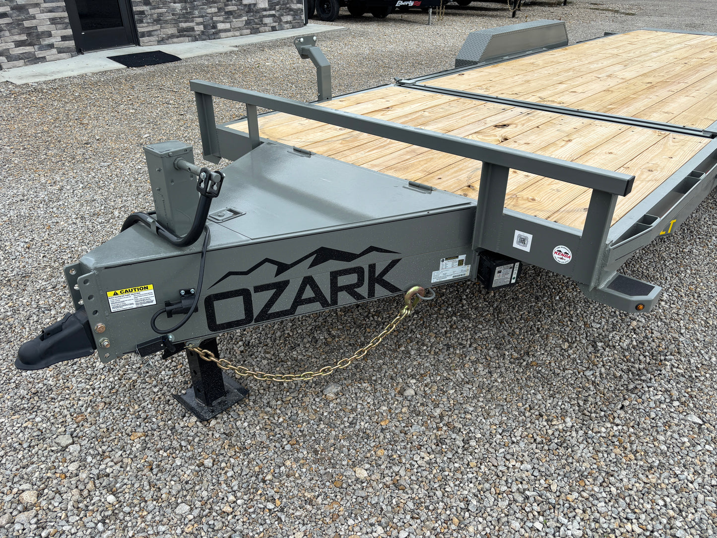 2026 Ozark 22' 14k Tilt Trailer Gray
