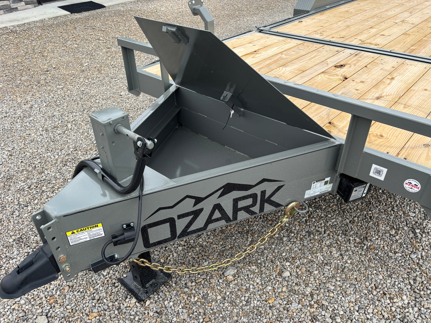2026 Ozark 22' 14k Tilt Trailer Gray
