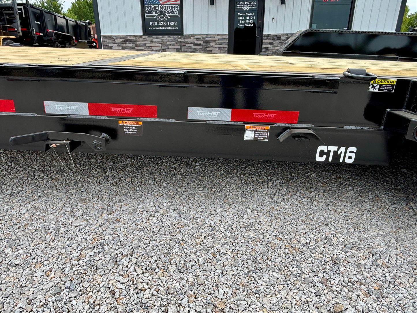 2026 Top Hat 22' 16K Tilt Trailer With Tool Box