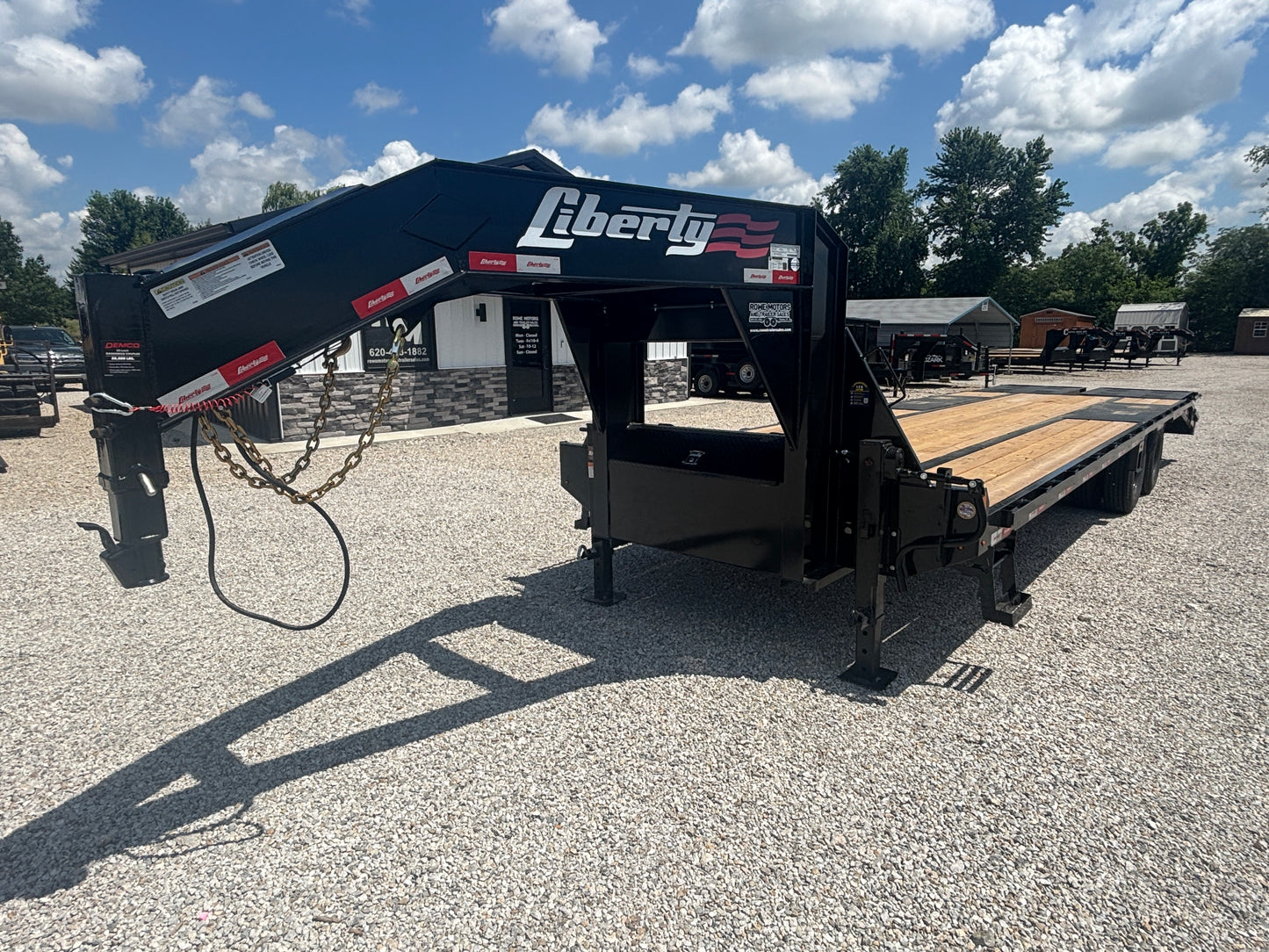 2025 Liberty 30' 23.9K Gooseneck Flatbed Equipment Trailer