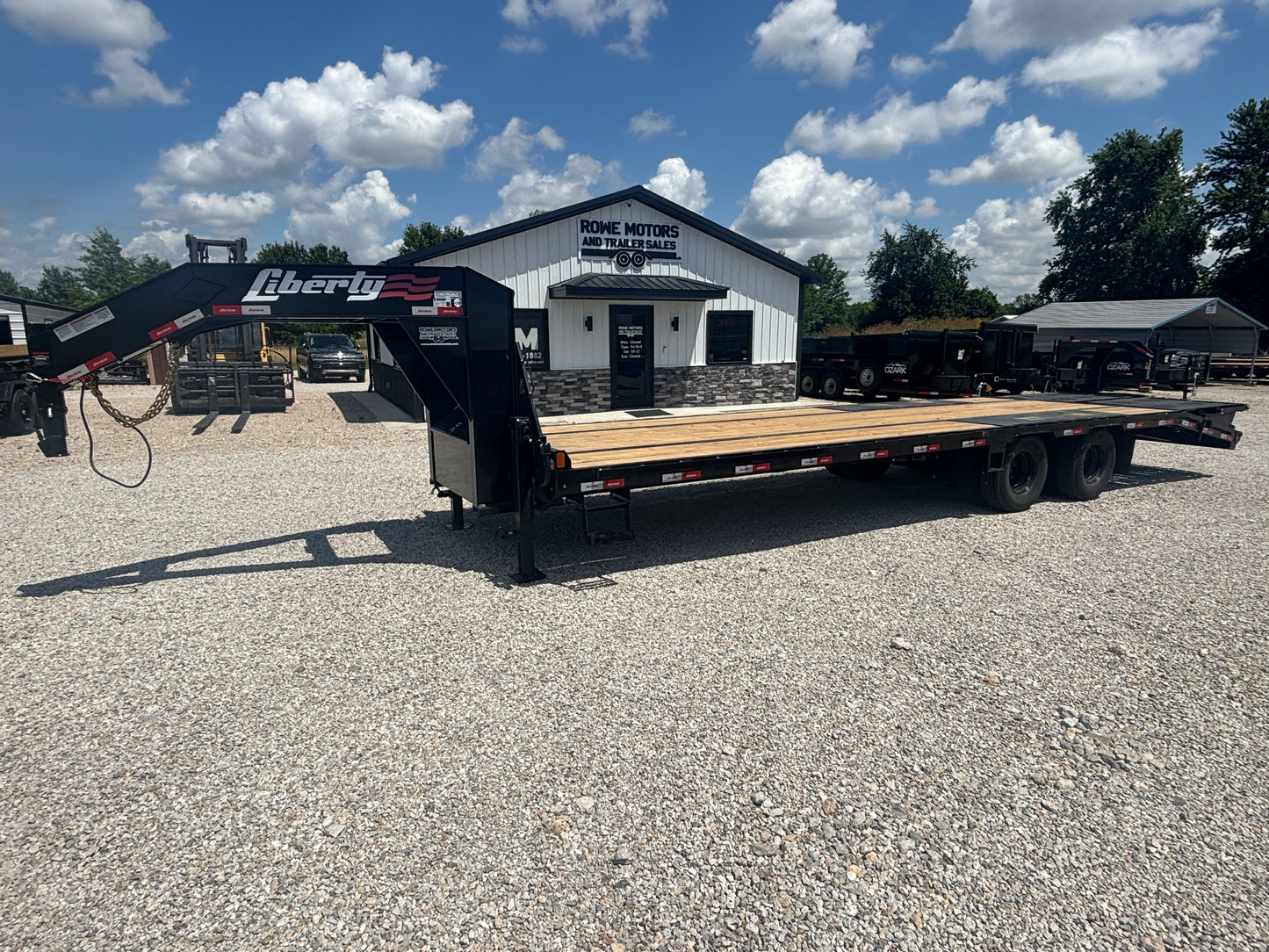 2025 Liberty 30' 23.9K Gooseneck Flatbed Equipment Trailer