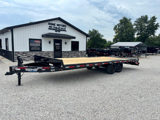 2026 Top Hat 102" x 24' 16K Bumper Pull Deck Over Trailer