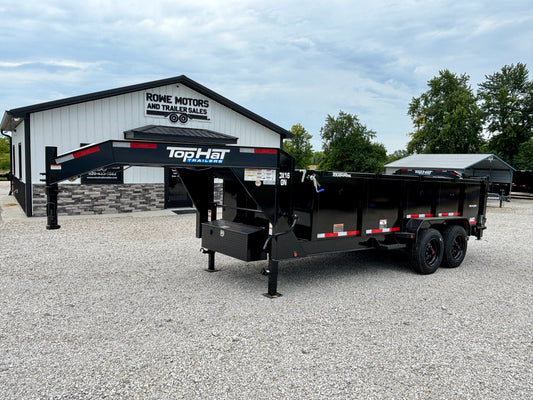 2026 Top Hat 16' 16K Gooseneck Dump Trailer With 3' Sides