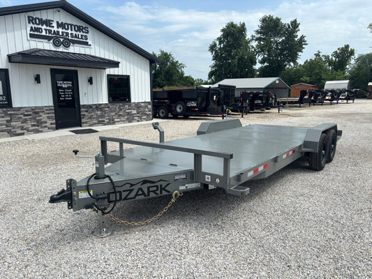 2025 Ozark 20' 10K Steel Deck Car Hauler Trailer