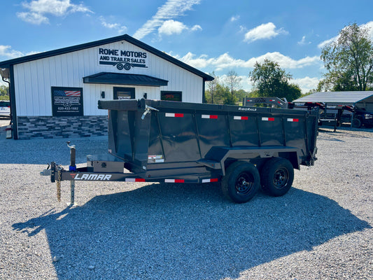 2027 Lamar 77" x 12' 10K Dump Trailer With 3' Sidewalls