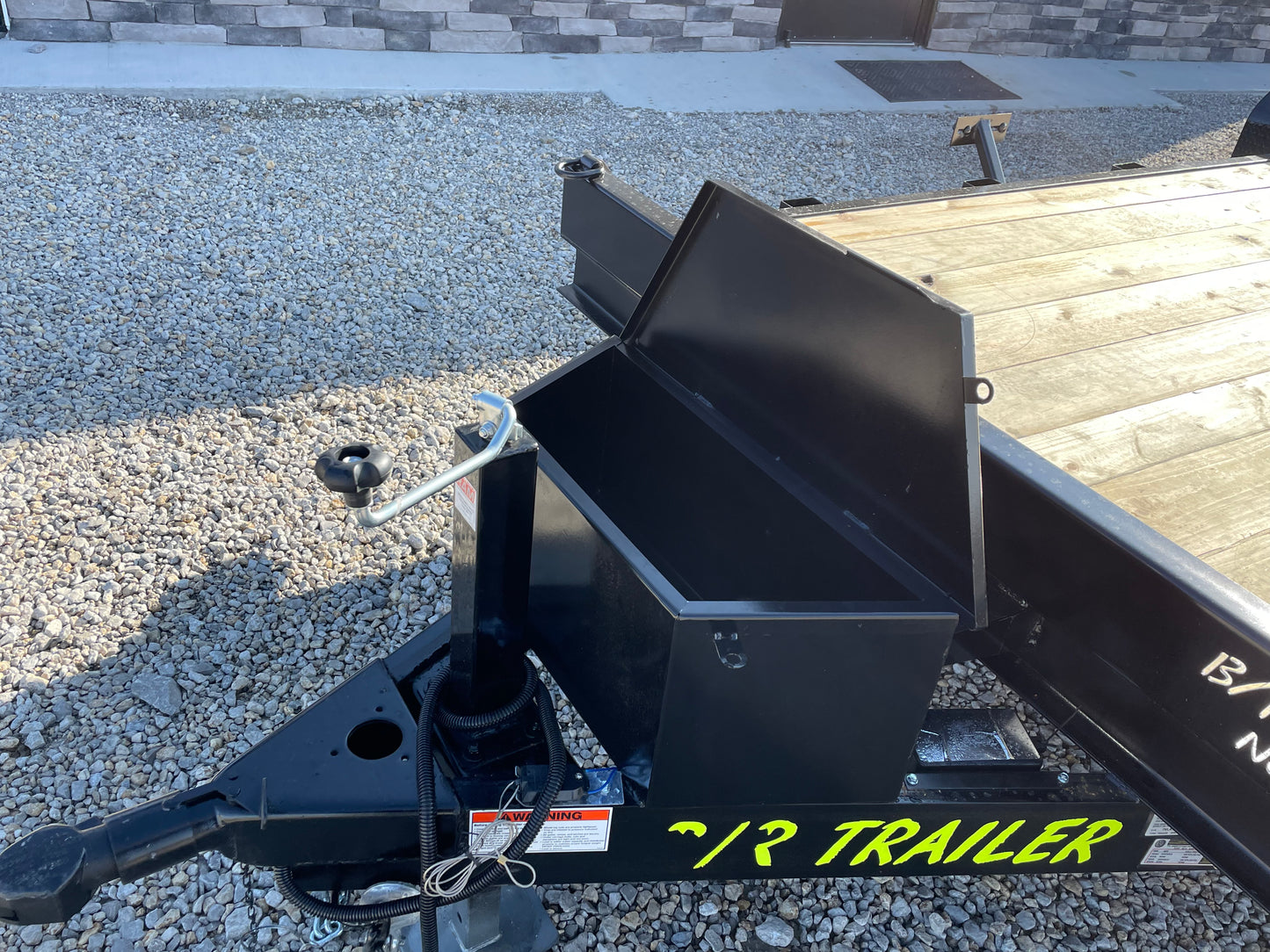 2024 B/R Trailer 20' 10K Car Trailer w/ Flip up Ramps