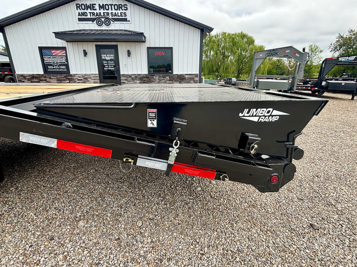 2027 Top Hat 28' 24K Gooseneck Flatbed Trailer