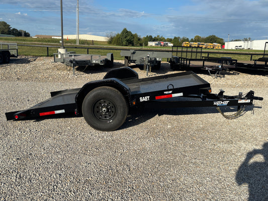 2026 Top Hat 80" X 12' SAET 7K Steel Deck Tilt Trailer