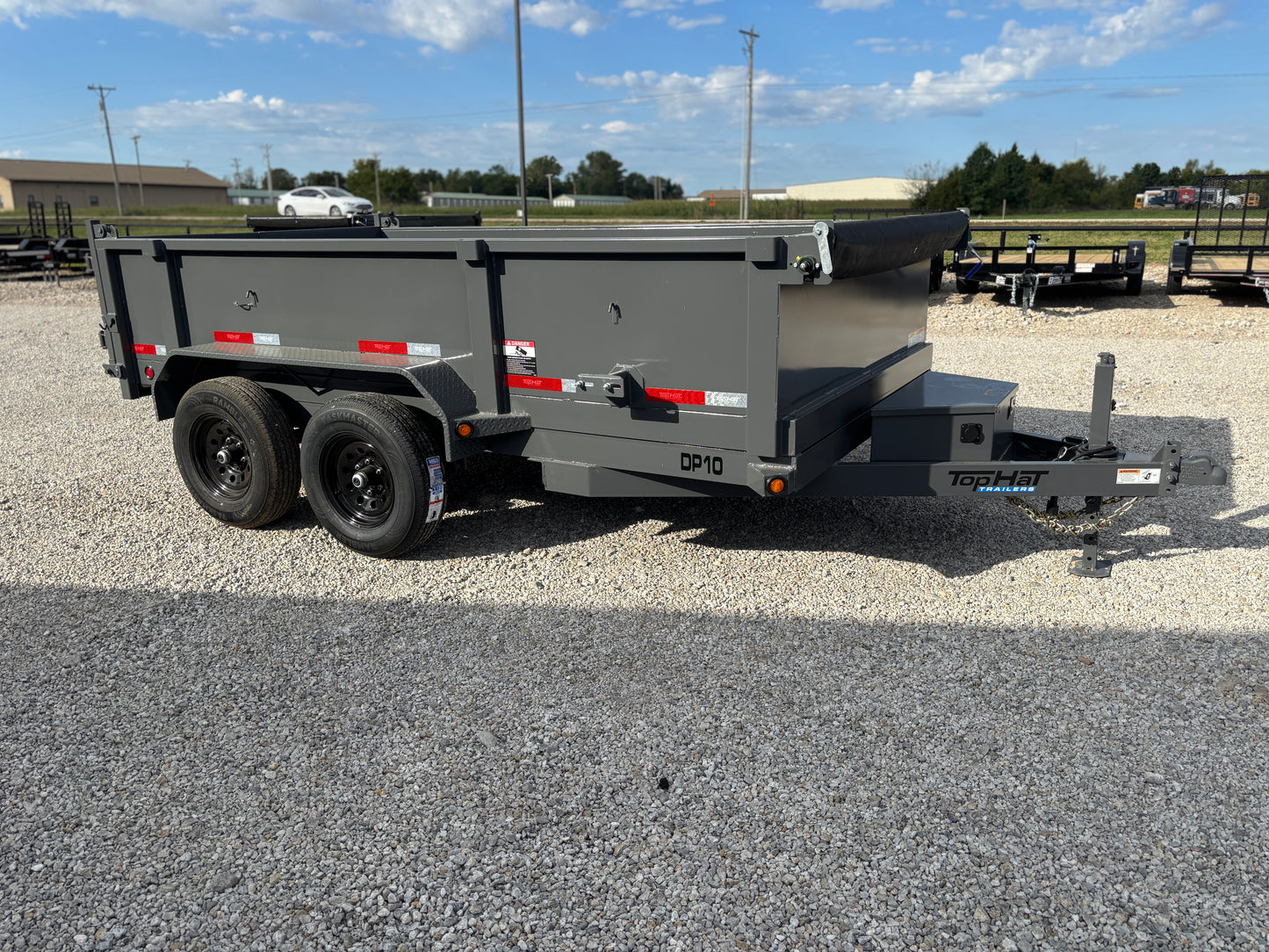 2026 Top Hat 12' 10K Dump Trailer