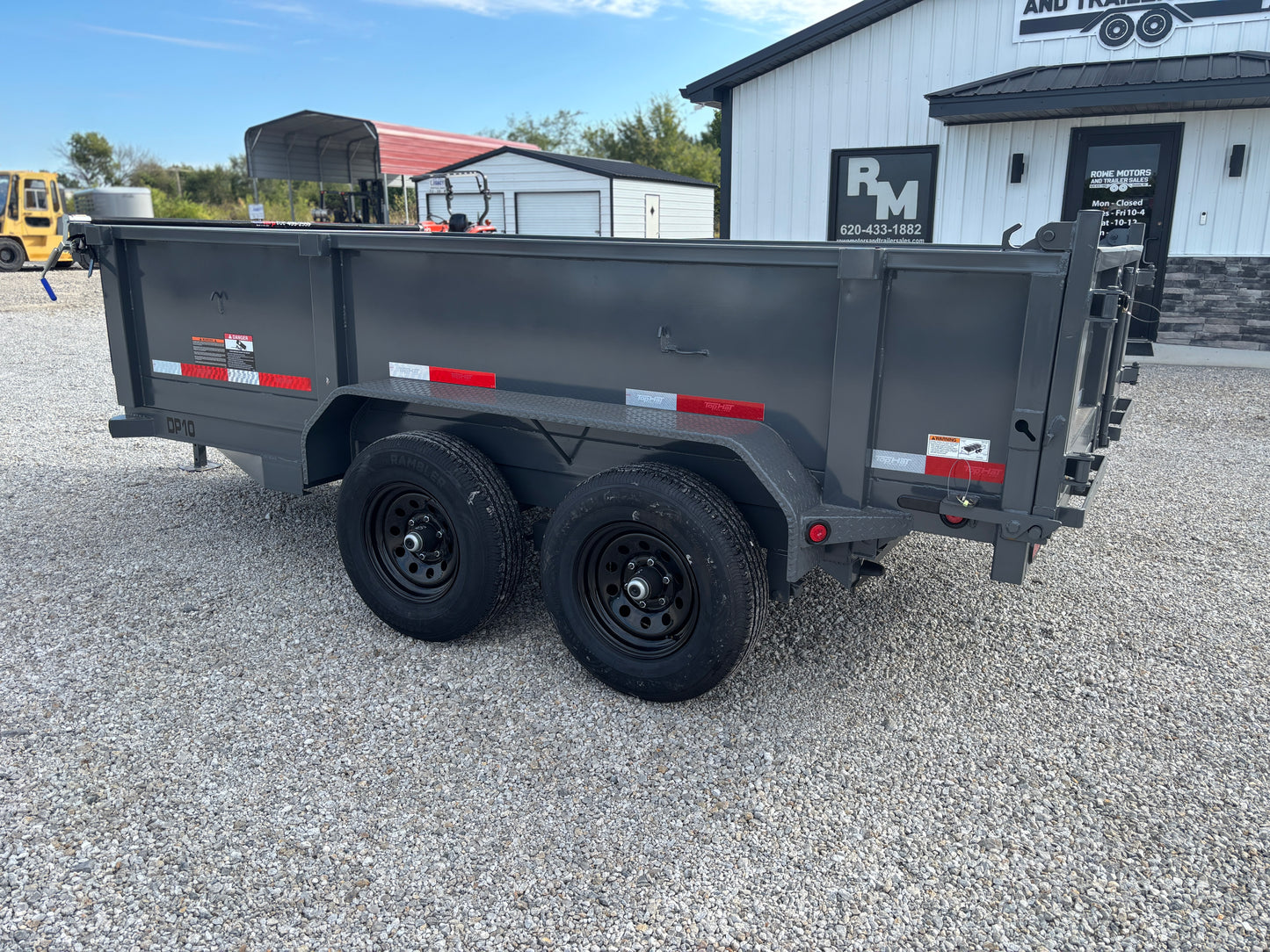 2026 Top Hat 12' 10K Dump Trailer