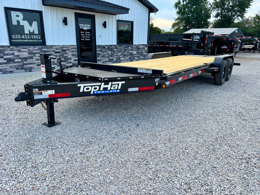 2026 Top Hat 22' 14K I Beam Equipment Trailer