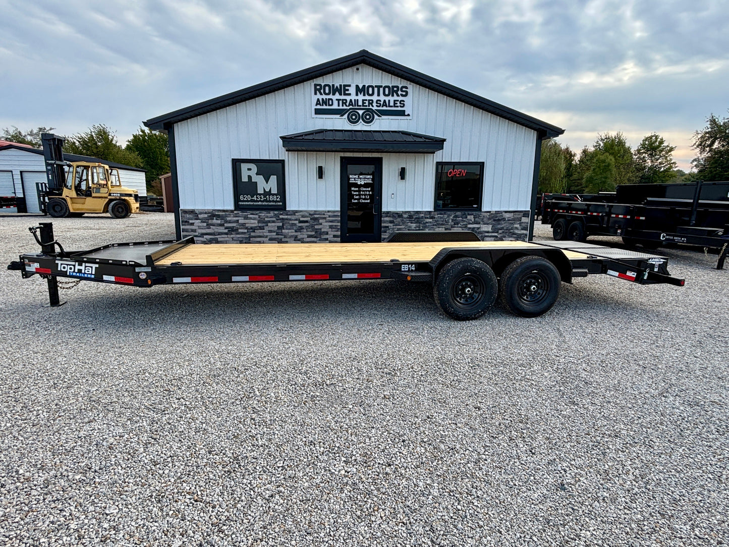 2026 Top Hat 22' 14K I Beam Equipment Trailer