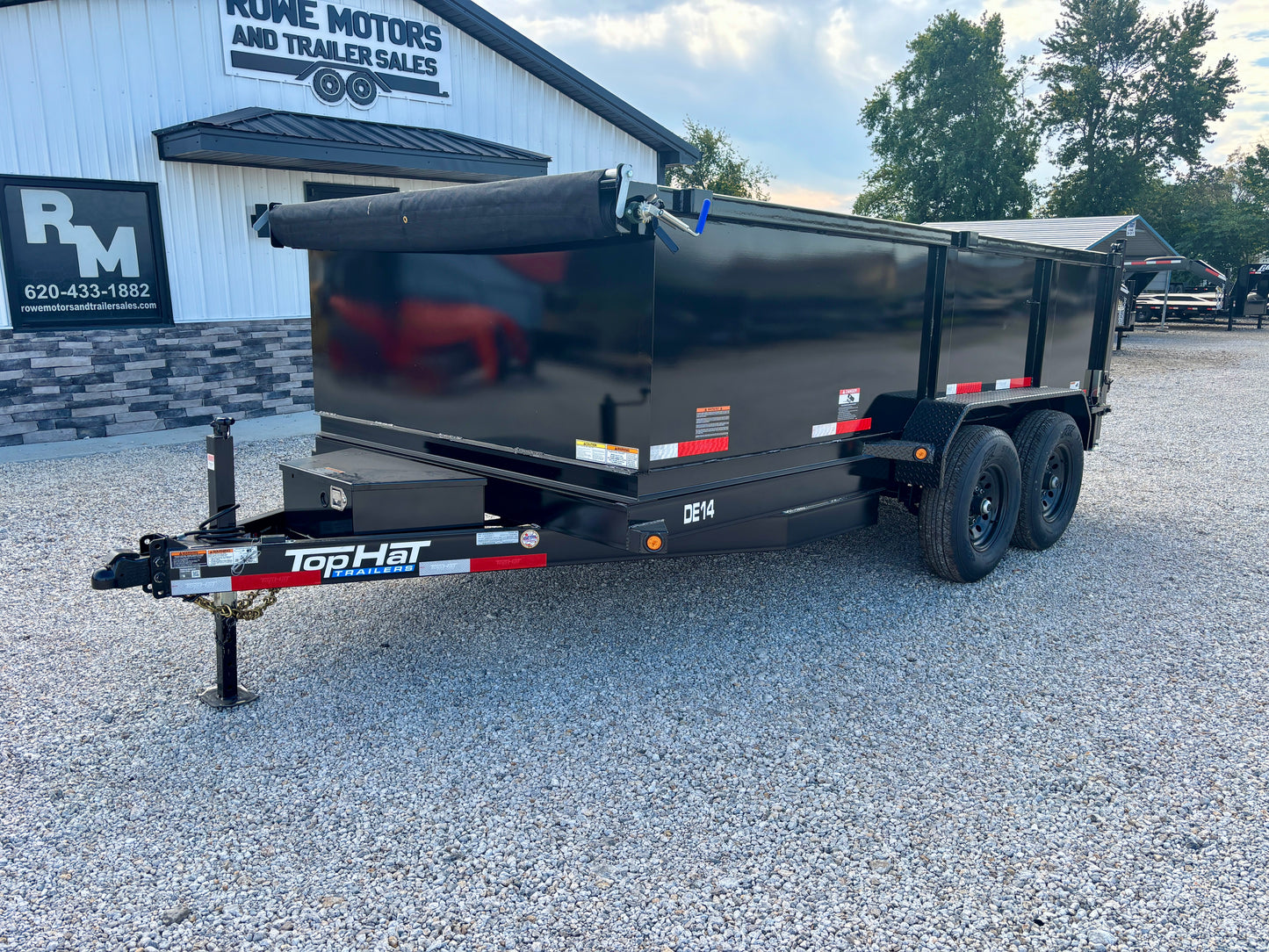 2026 Top Hat 14' 14K Dump Trailer With 3' Sides