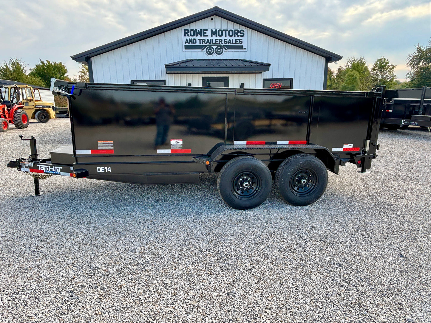 2026 Top Hat 14' 14K Dump Trailer With 3' Sides