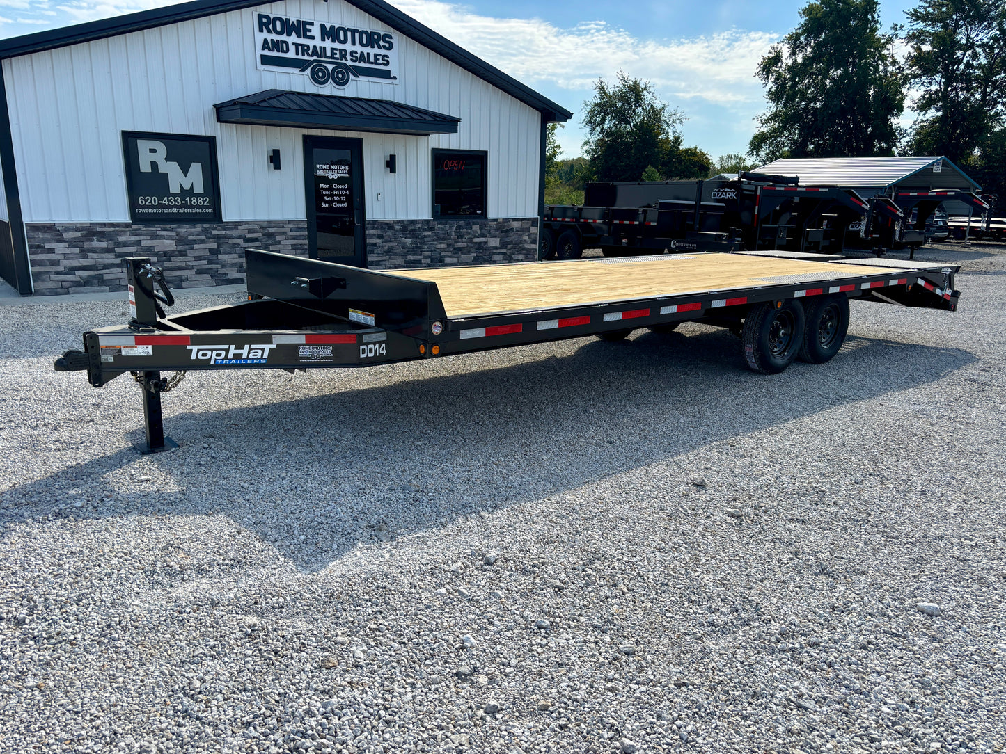 2026 Top Hat 24' 14K Bumper Pull Deck Over Trailer
