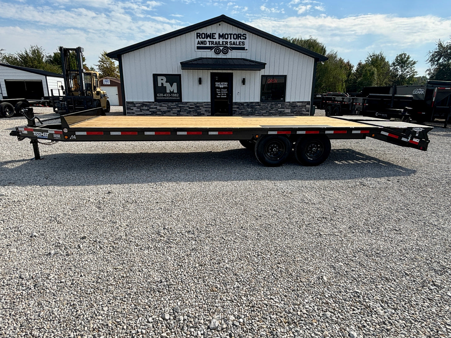 2026 Top Hat 24' 14K Bumper Pull Deck Over Trailer