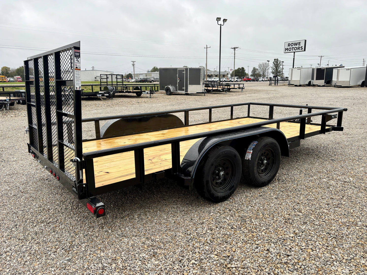 2026 Top Hat 83" x 16' 7K Pipe Top Utility Trailer