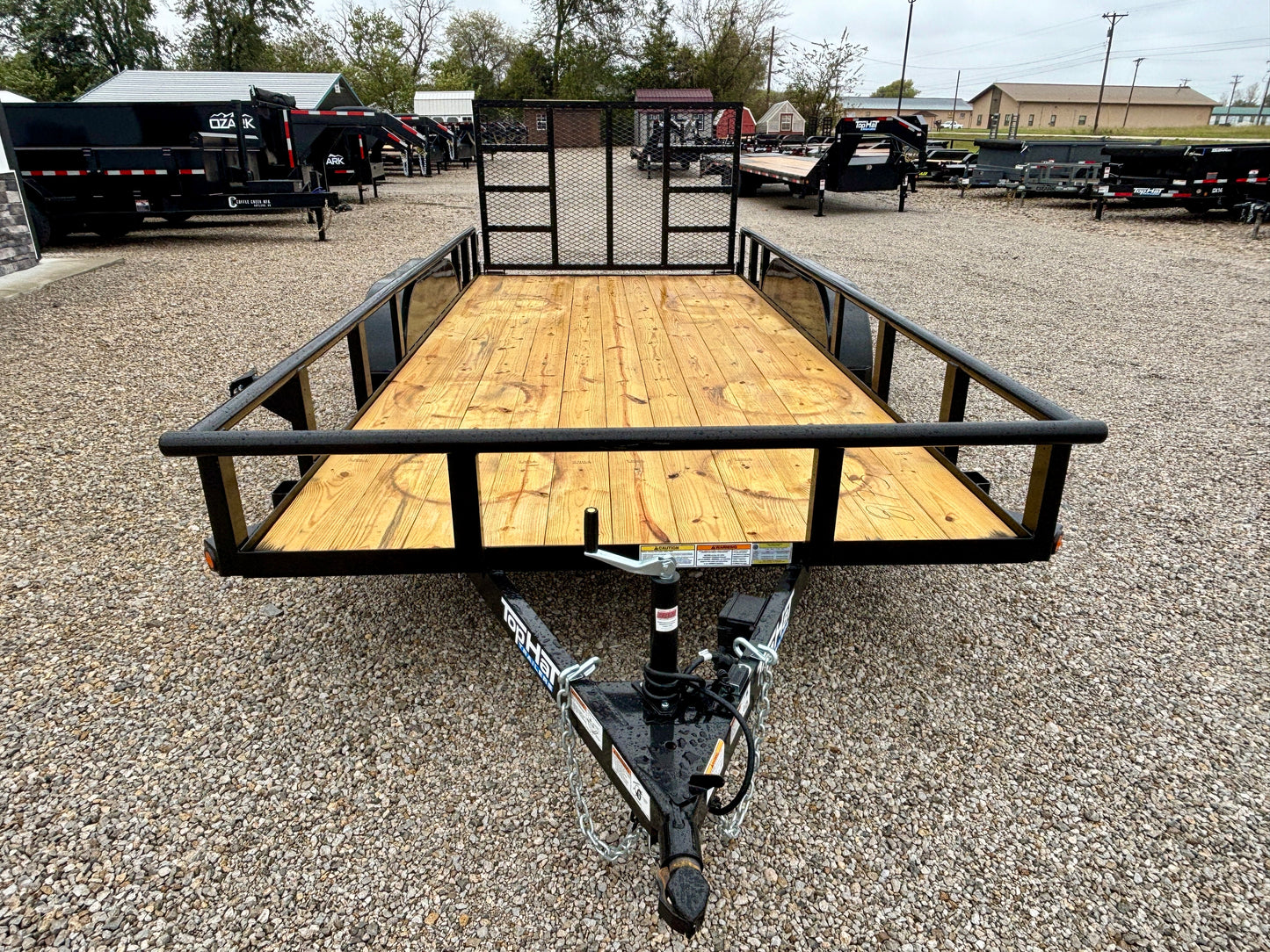 2026 Top Hat 83" x 16' 7K Pipe Top Utility Trailer