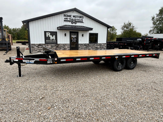 2026 Top Hat 102" x 20' 14K Bumper Pull Deckover Trailer
