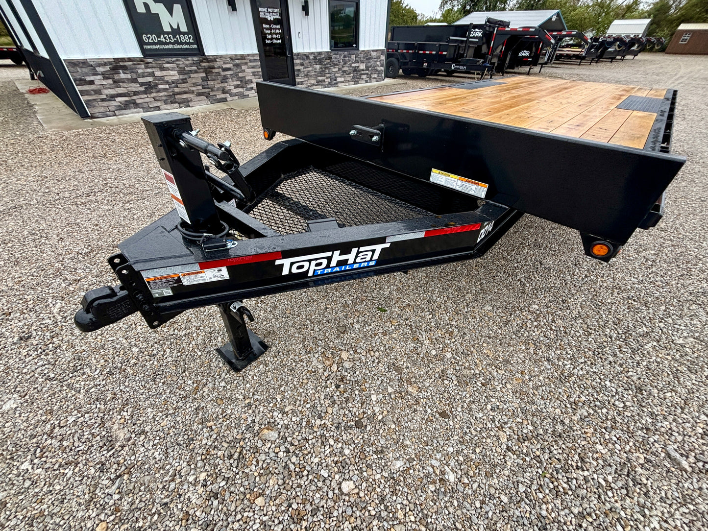 2026 Top Hat 102" x 20' 14K Bumper Pull Deckover Trailer