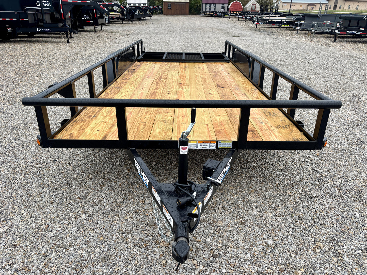 2026 Top Hat 83" x 18' 7K Pipe Top Utility Trailer