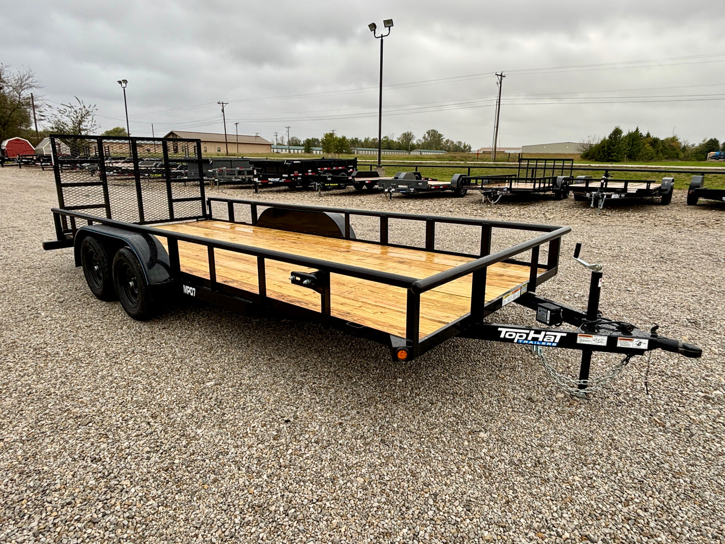 2026 Top Hat 83" x 18' 7K Pipe Top Utility Trailer