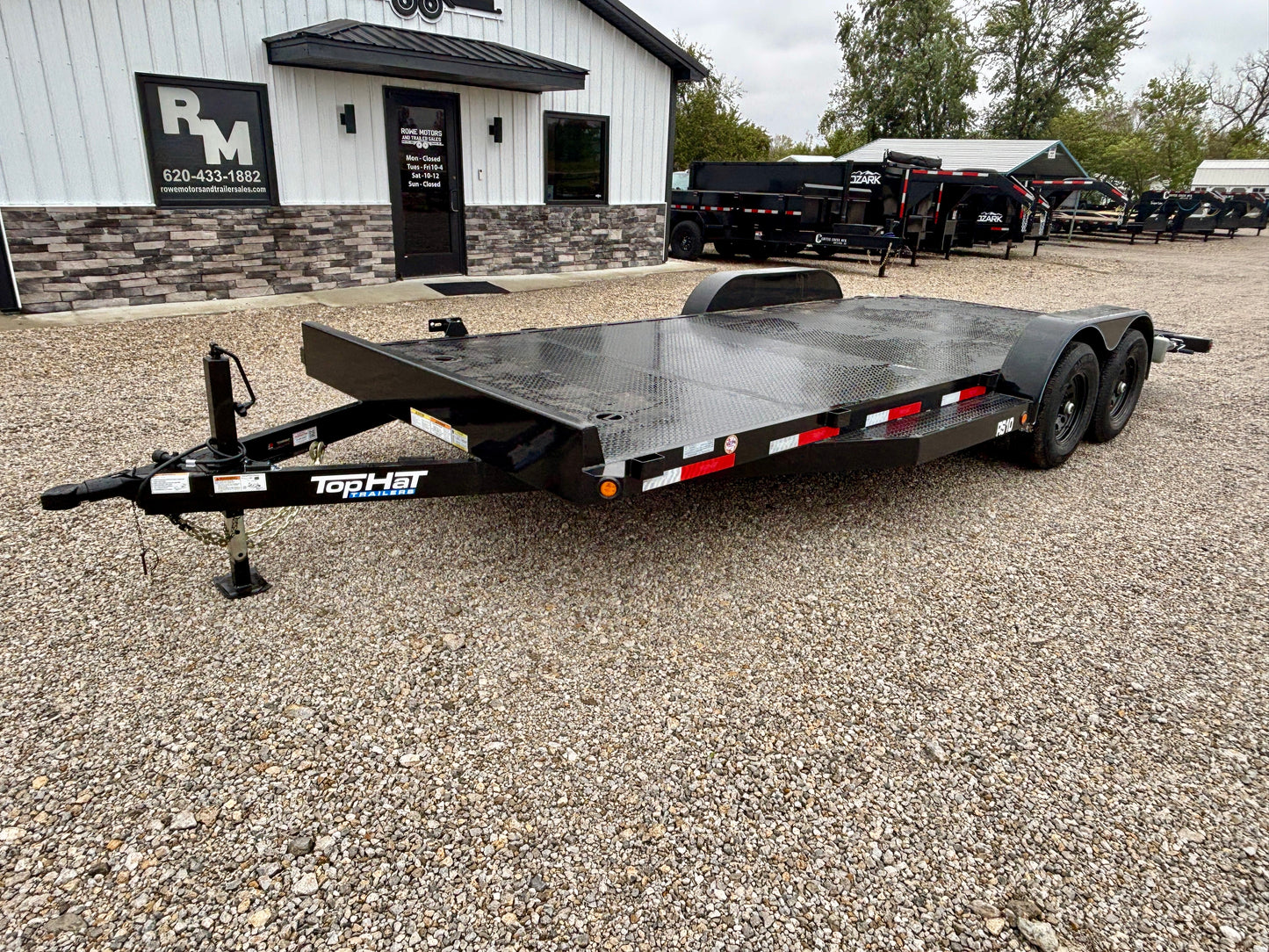 2026 Top Hat 20' 10K Rally Steel Deck Car Hauler Trailer